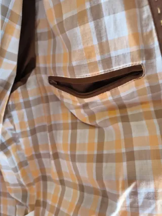 Cortefiel Chaquetón Ante XXL Marrón