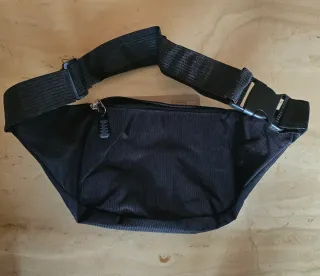 Riñonera NUEVA negra, azul marino, gris y granate