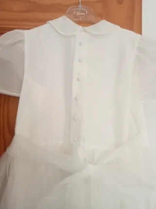 Vestido de comunión niña blanco