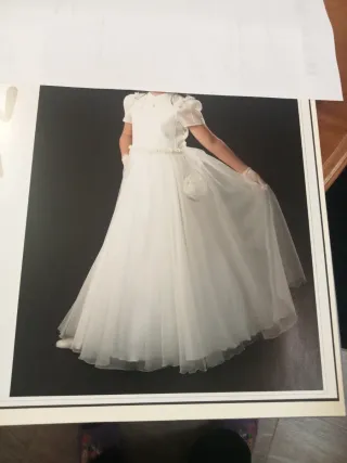 Vestido de comunión niña blanco