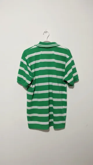 Polo Lacoste Vintage Verde a Rayas – Camiseta Polo