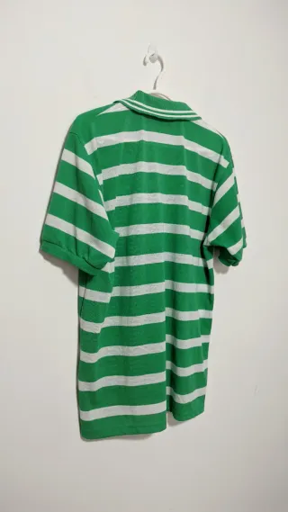 Polo Lacoste Vintage Verde a Rayas – Camiseta Polo