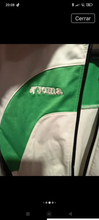 Chaqueta Joma Racing de Santander