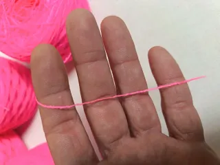 Filato misto lana fucsia