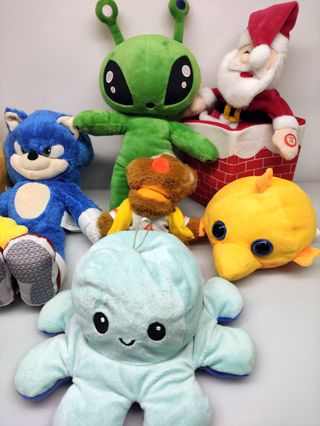 Lotto 12 Peluche Sonic Varie Dimensioni Giocattoli