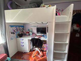 Cama alta infantil SMÅSTAD