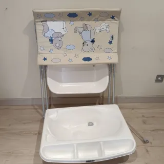 Cambiador bañera para bebé con estampado