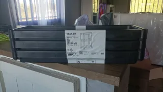 Carrito Auxiliar 3 Niveles Ikea Negro