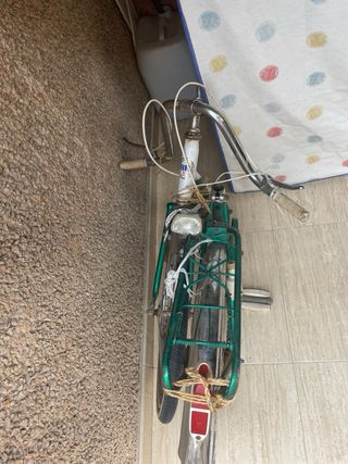 Bicicleta BH plegable verde