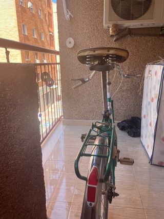 Bicicleta BH plegable verde