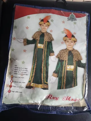 Disfraz Rey Mago Talla 5-6 años