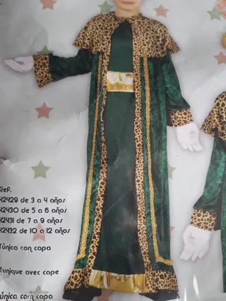 Disfraz Rey Mago Talla 5-6 años