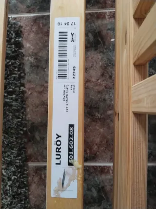 Estructura Cama Pino Luroy Ikea