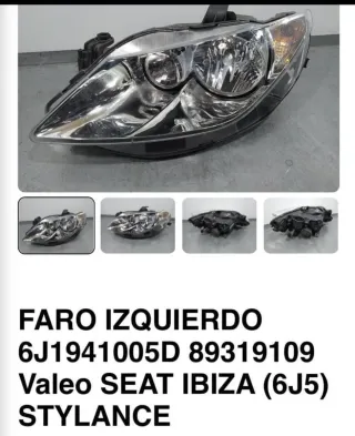 Faro Izquierdo Seat Ibiza 6J5