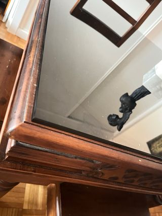 Mesa y sillas madera maciza