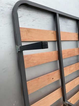 Somier 135x190 cm Metal y Madera