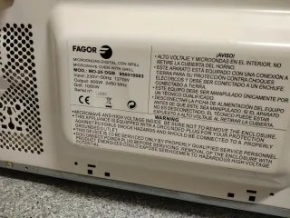 Microondas Fagor Pro Serie