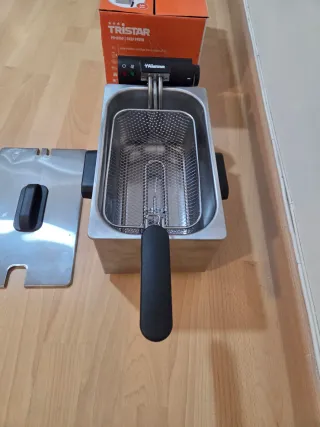 Freidora Eléctrica 3L Acero Inoxidable