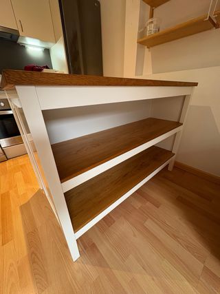 Isla de cocina IKEA TORNVIKEN madera
