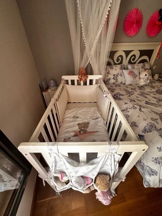 Lote cuna edredodn dos cubres chichonera colchon