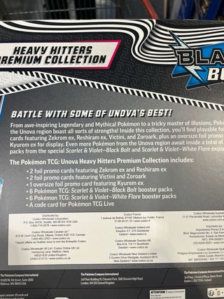 Colección Premium Pokémon Unova Heavy Hitters