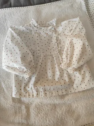 Camisa Gocco+Falda Mayoral 12 meses+Regalo diadema