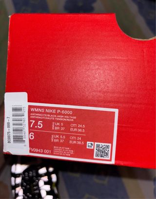 Nike P-6000 Negro/Amarillo Nuevas