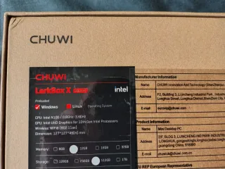 Chuwi LarkBox X Intel N100 12GB RAM LPDDR5