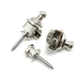 Enganches de seguridad níquel para guitarra