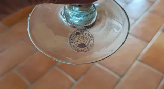 Set 6 Bicchieri Vetro Retrò Pagnossin