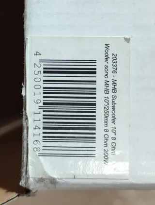 Subwoofer MHB 10 8 Ohm 200W