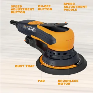 Lijadora Eléctrica MAXXT Motor sin Escobillas