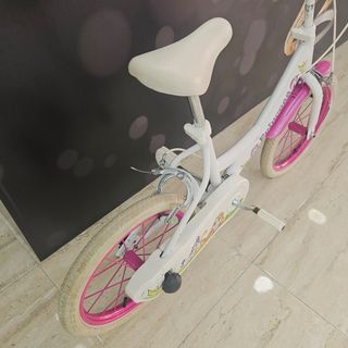 Bicicleta Nino Princess rosa y blanca