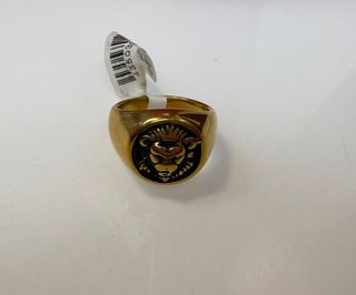 Anillo acero hombre figura leon t 20