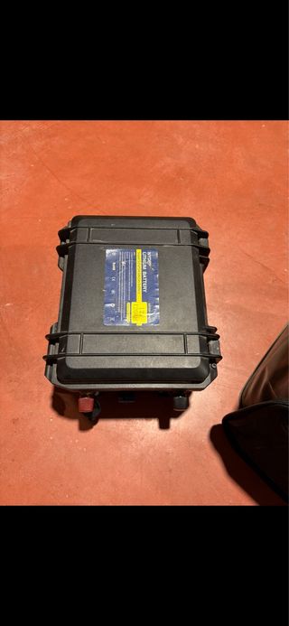 Barca hinchable con motor y sonda