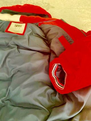 Chaqueta Tommy Hilfiger Roja Talla Chico