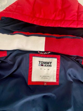 Chaqueta Tommy Hilfiger Roja Talla Chico