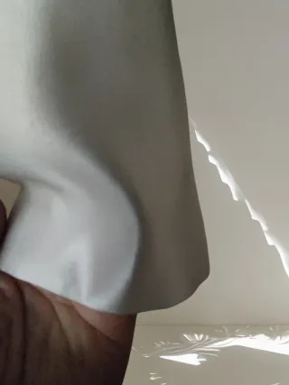 Giacchino in raso bianco