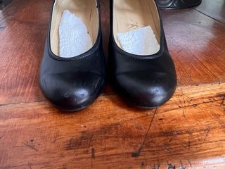 Zapatos de baile/tacon negros. Talla 32