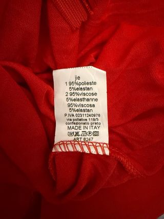 Abito da sera rosso asimmetrico paillettes