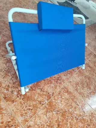 Respaldo reclinable azul