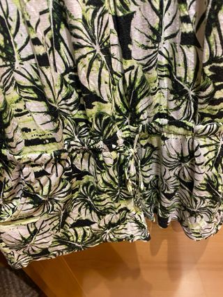 Mono corto estampado verde