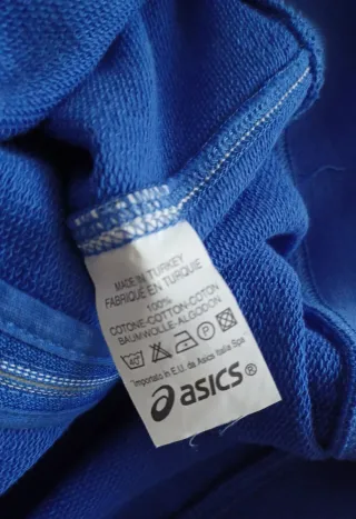Felpa donna Asics blu taglia L leggera