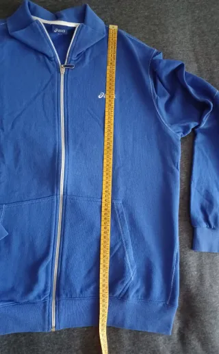 Felpa donna Asics blu taglia L leggera