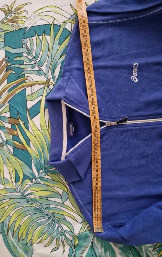 Felpa donna Asics blu taglia L leggera