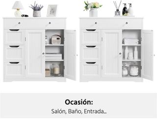 Mueble de baño blanco de madera