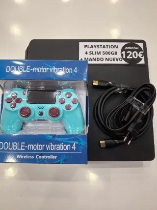 PlayStation 4 SLIM 500GB + Mando Nuevo