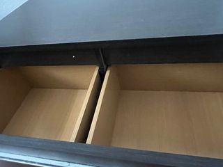 Mueble de Almacenamiento Negro/Marrón