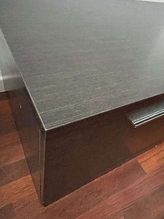 Mueble de Almacenamiento Negro/Marrón