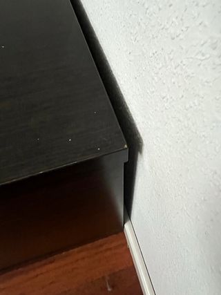 Mueble de Almacenamiento Negro/Marrón